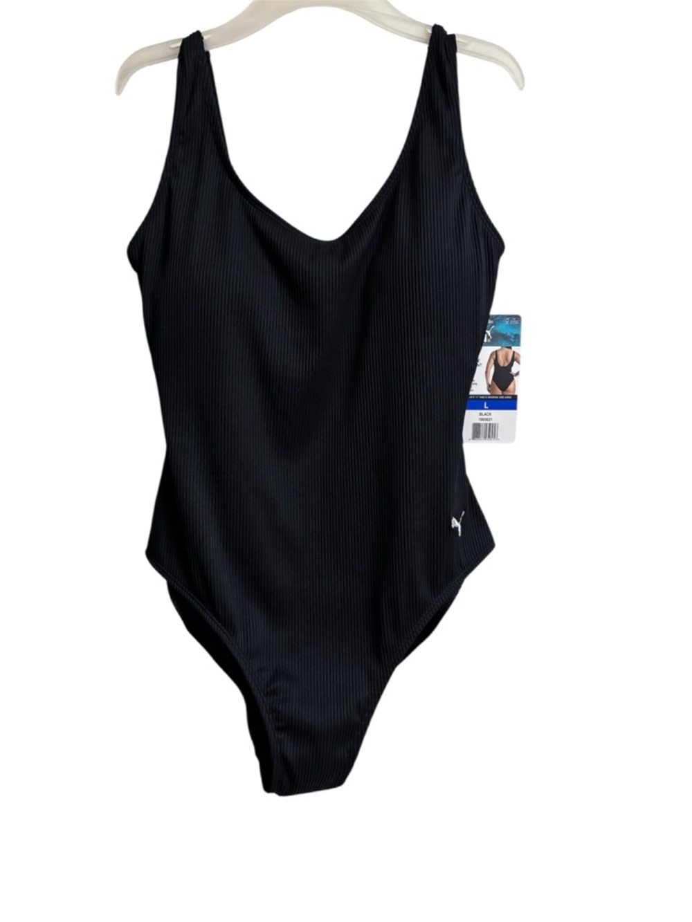 Puma Black Women's One-Piece Swimsuit